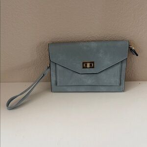 Elegant Gray Clutch Bag
